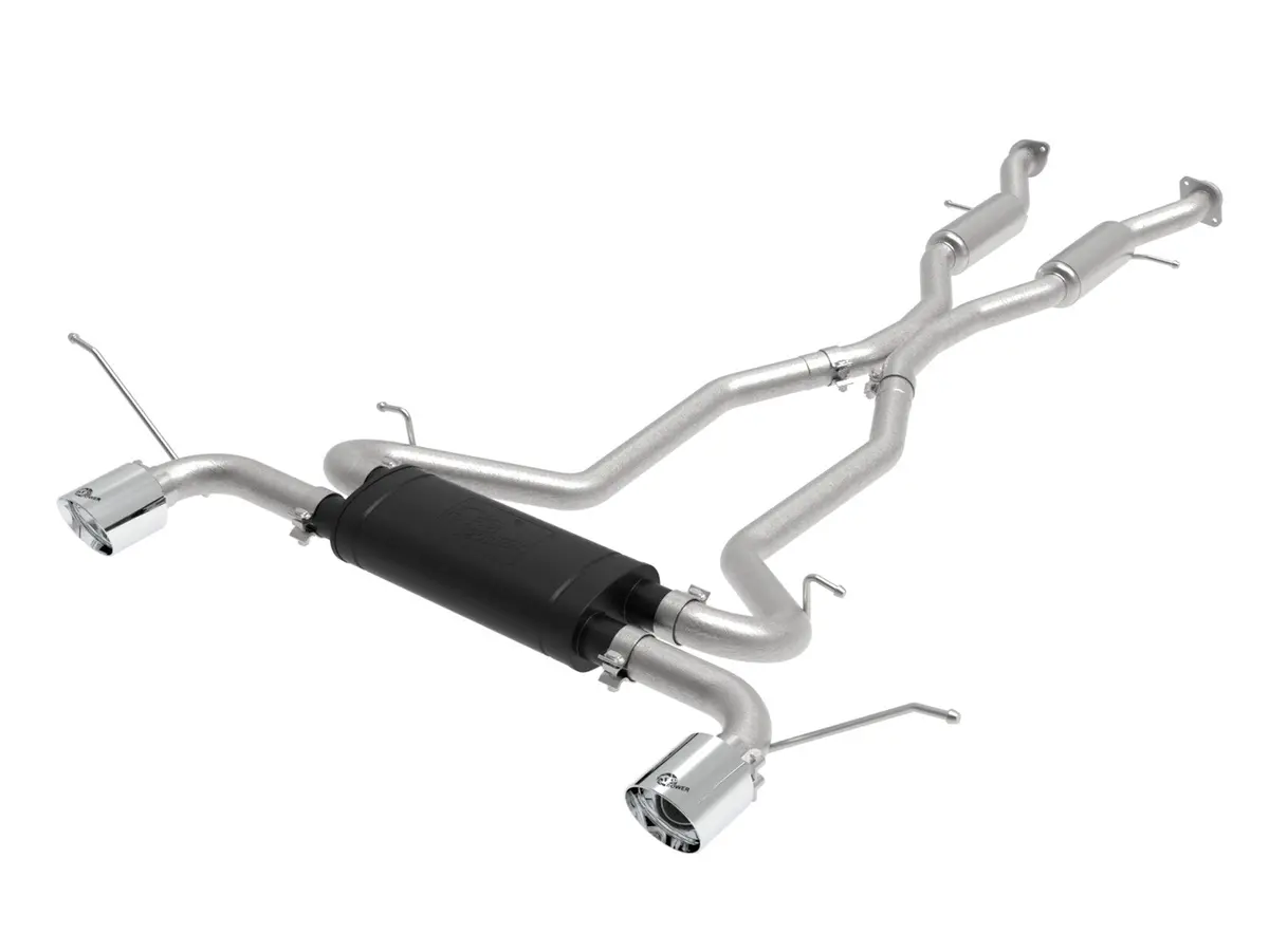 Afe: Vulcan Series 2-1/2" 304 Stainless Steel Cat-Back Exhaust System Jeep Grand Cherokee (Wk2) 14-19 V6-3.6L / 11-19 V8-5.7L 1