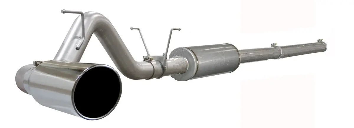 Afe: Large Bore-Hd 4" 409 Stainless Steel Cat-Back Exhaust System Dodge Diesel Trucks 04.5-07 L6-5.9L (Td) 1