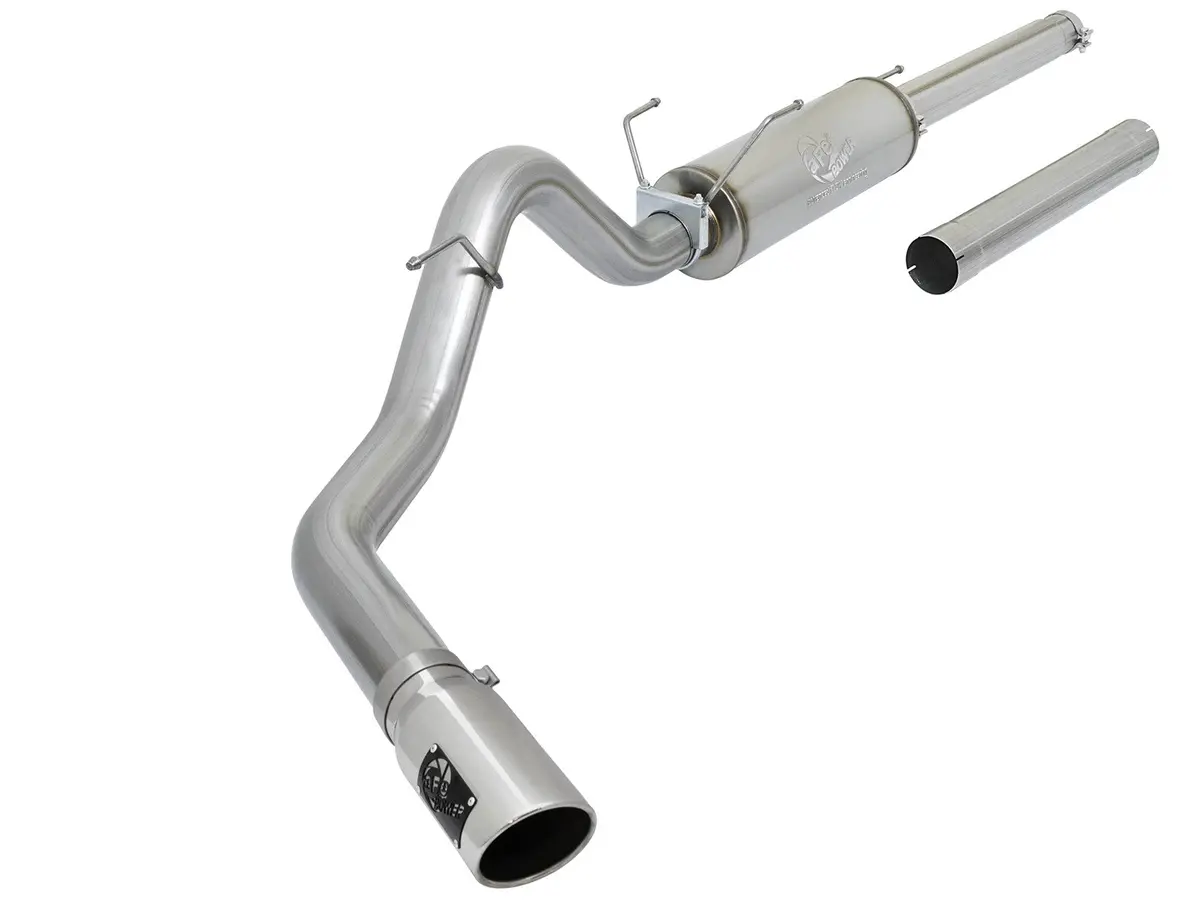 Afe: Large Bore-Hd 4" 409 Stainless Steel Cat-Back Exhaust System Dodge Diesel Trucks 03-04 L6-5.9L (Td) 1