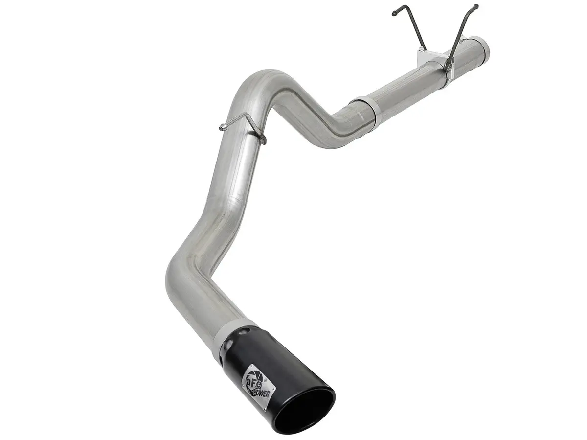 Afe: Large Bore-Hd 4" 409 Stainless Steel Dpf-Back Exhaust System Dodge Ram Diesel Trucks 07.5-12 L6-6.7L (Td) 1