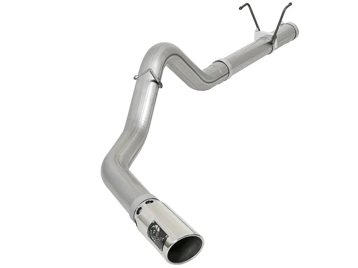 Afe: Large Bore-Hd 4" 409 Stainless Steel Dpf-Back Exhaust System Dodge Ram Diesel Trucks 07.5-12 L6-6.7L (Td) 1