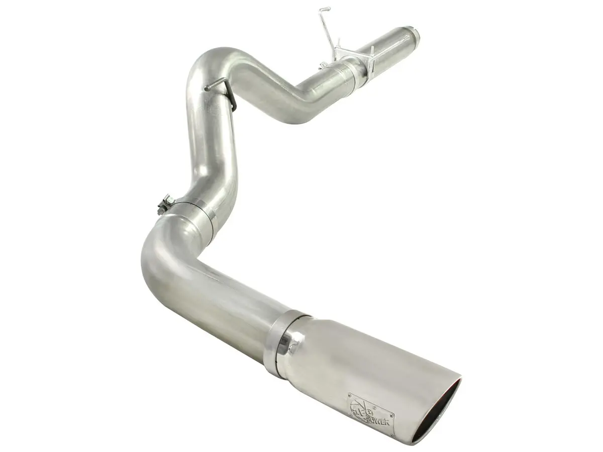 Afe: Large Bore-Hd 5" 409 Stainless Steel Dpf-Back Exhaust System Dodge Ram Diesel Trucks 07.5-12 L6-6.7L (Td) 1