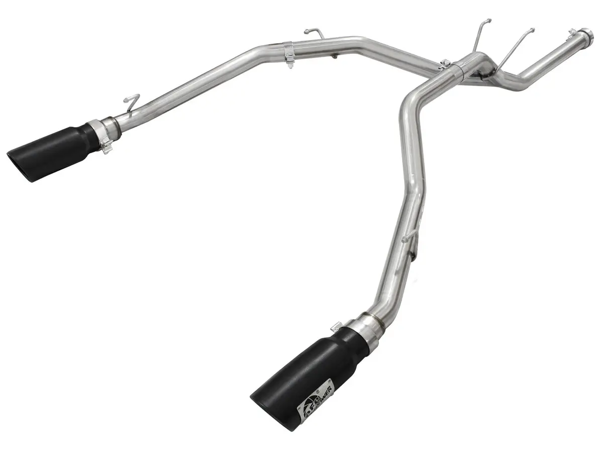 Afe: Large Bore-Hd 2-1/2" 409 Stainless Steel Dpf-Back Exhaust System Ram 1500 Ecodiesel 14-18 V6-3.0L (Td) 1