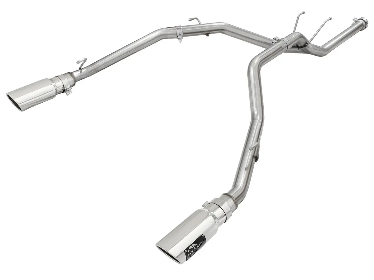 Afe: Large Bore-Hd 2-1/2" 409 Stainless Steel Dpf-Back Exhaust System Ram 1500 Ecodiesel 14-18 V6-3.0L (Td) 1