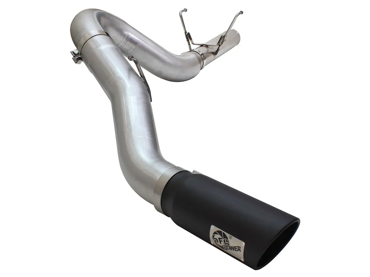 Afe: Large Bore-Hd 5" 409 Stainless Steel Dpf-Back Exhaust System Ram Diesel Trucks 13-18 L6-6.7L (Td) Leaf/Coil Spring Suspension 1