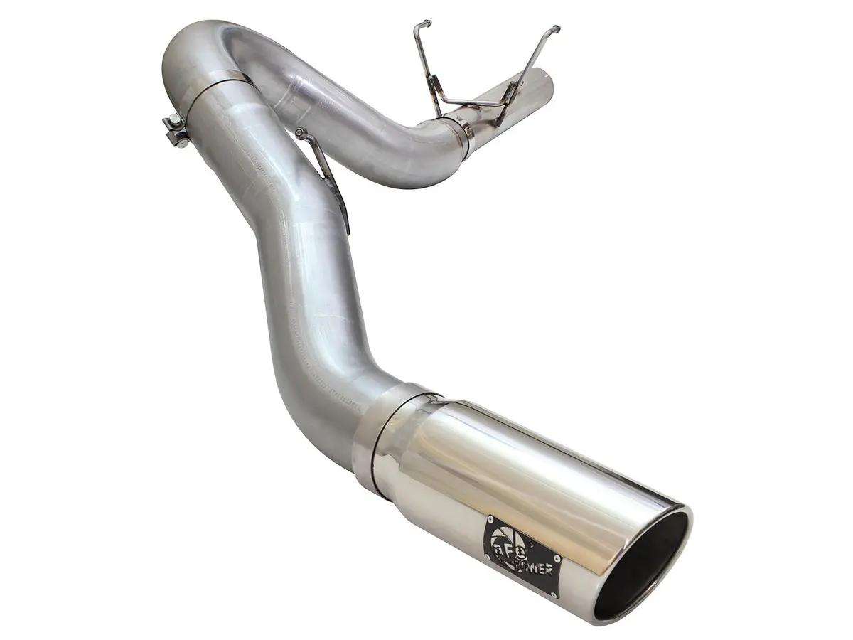 Afe: Large Bore-Hd 5" 409 Stainless Steel Dpf-Back Exhaust System Ram Diesel Trucks 13-18 L6-6.7L (Td) Leaf/Coil Spring Suspension 1