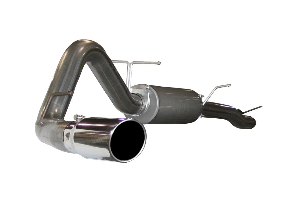 Afe: Large Bore-Hd 4" 409 Stainless Steel Cat-Back Exhaust System Ford Diesel Trucks 03-07 V8-6.0L (Td) 1