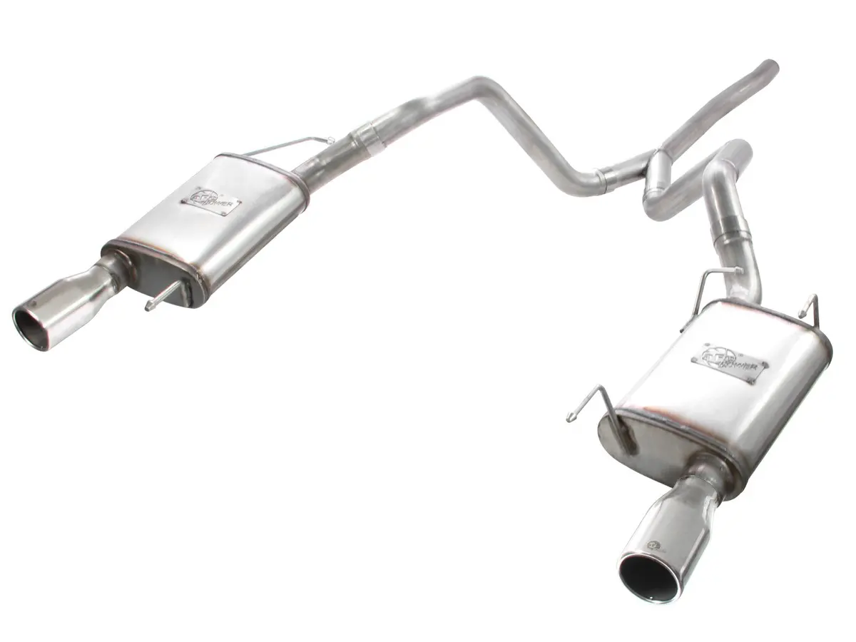 Afe: Mach Force-Xp 2-1/2" 409 Stainless Steel Cat-Back Exhaust System Ford Mustang 05-09 V6-4.0L 1