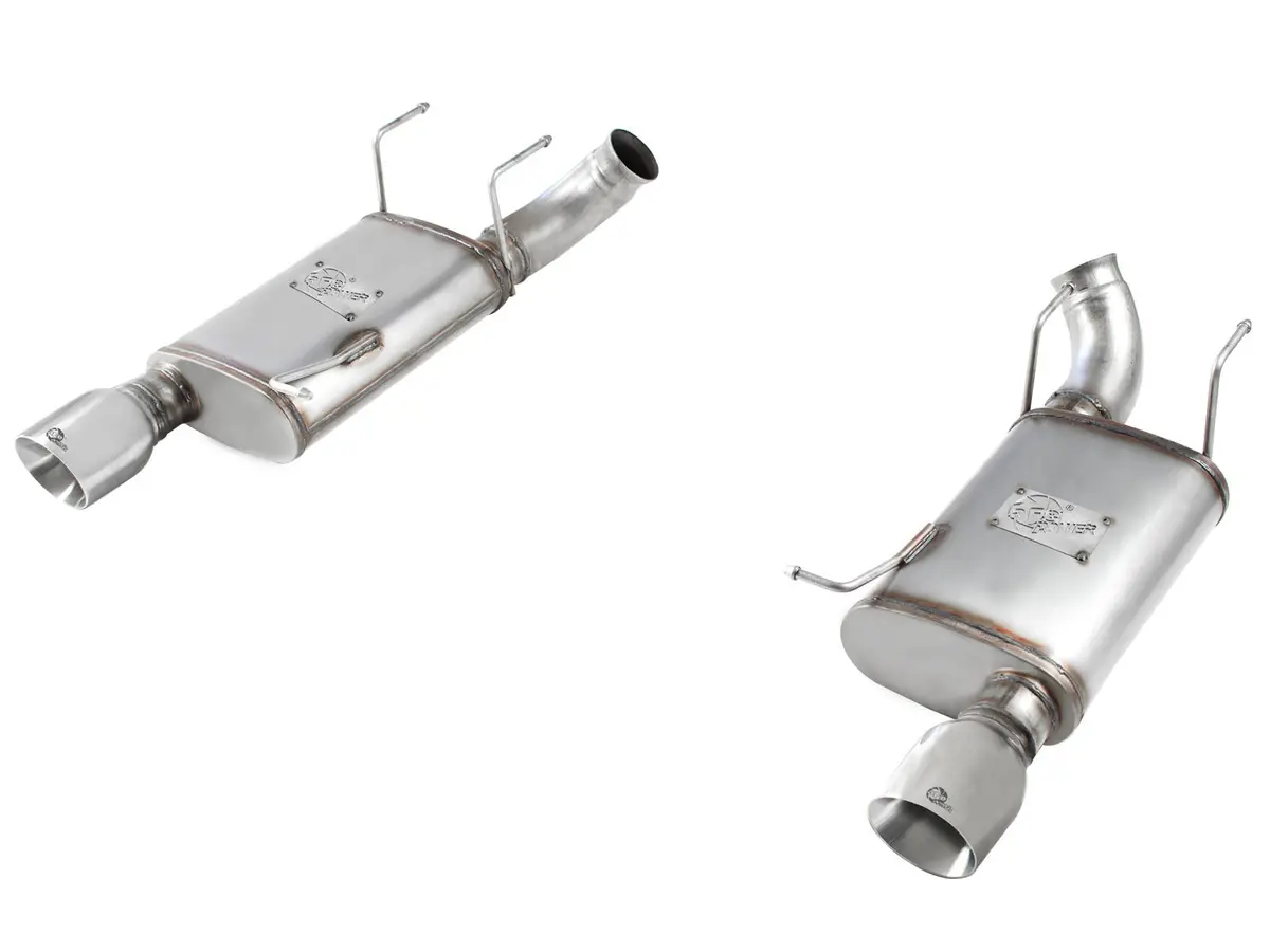 Afe: Mach Force-Xp 3" 409 Stainless Steel Axle-Back Exhaust System Ford Mustang Gt 11-14 V8-5.0L 1