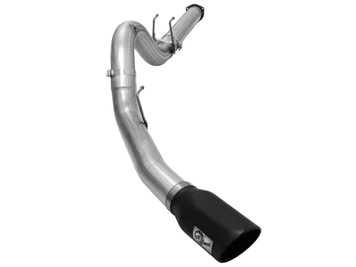 Afe: Large Bore-Hd 5" 409 Stainless Steel Dpf-Back Exhaust System Ford Diesel Trucks 15-16 V8-6.7L (Td) 1
