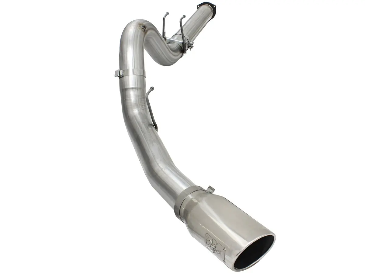 Afe: Large Bore-Hd 5" 409 Stainless Steel Dpf-Back Exhaust System Ford Diesel Trucks 15-16 V8-6.7L (Td) 1