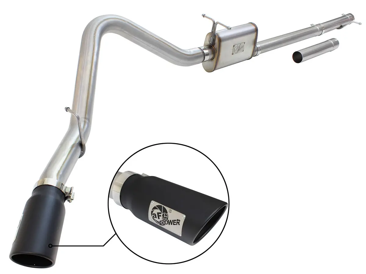 Afe: Mach Force-Xp 3" To 3-1/2" 409 Stainless Steel Cat-Back Exhaust System Ford Trucks 99-04 V8-5.4L /V10-6.8L 1