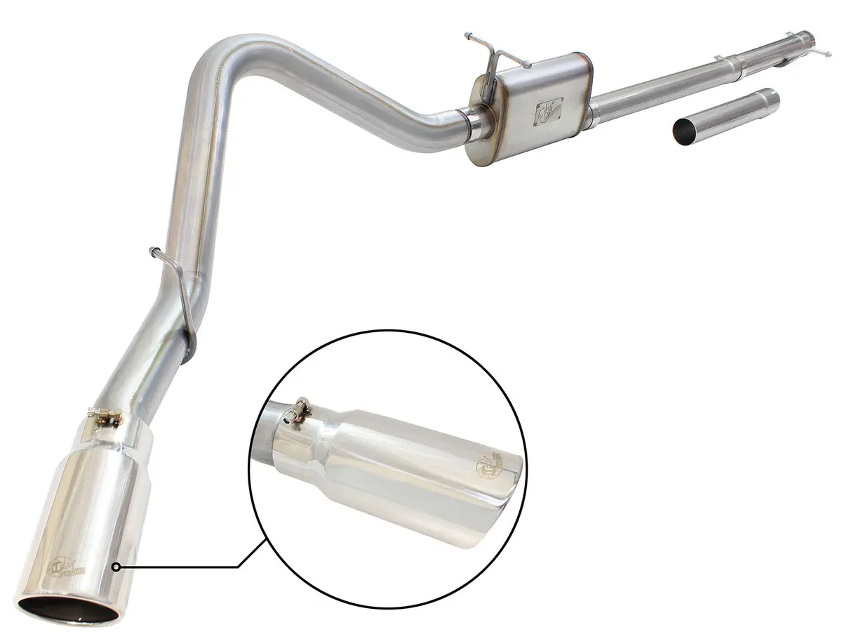 Afe: Mach Force-Xp 3" To 3-1/2" 409 Stainless Steel Cat-Back Exhaust System Ford Trucks 99-04 V8-5.4L /V10-6.8L 1