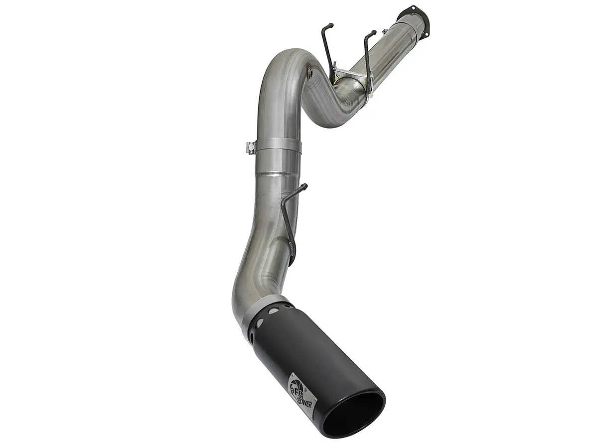 Afe: Large Bore-Hd 5" 409 Stainless Steel Dpf-Back Exhaust System Ford Diesel Trucks 17-20 V8-6.7L (Td) 1