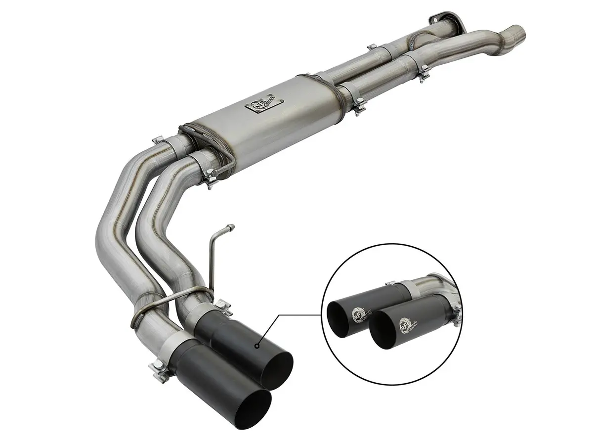 Afe: Rebel Series 3"409 Stainless Steel Cat-Back Exhaust System Ford F-150 Raptor 17-20 V6-3.5L (Tt) 1