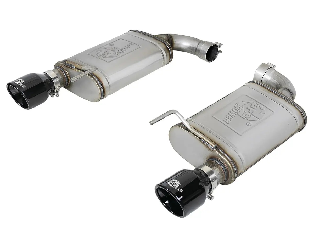 Afe: Mach Force-Xp 2-1/2" 409 Stainless Steel Axle-Back Exhaust System Ford Mustang Gt 15-17 V8-5.0L 1