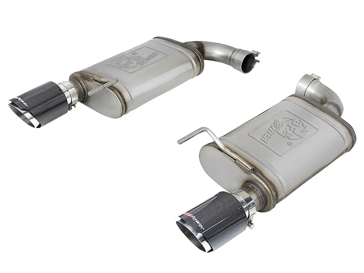 Afe: Mach Force-Xp 2-1/2" 409 Stainless Steel Axle-Back Exhaust System Ford Mustang Gt 15-17 V8-5.0L 1