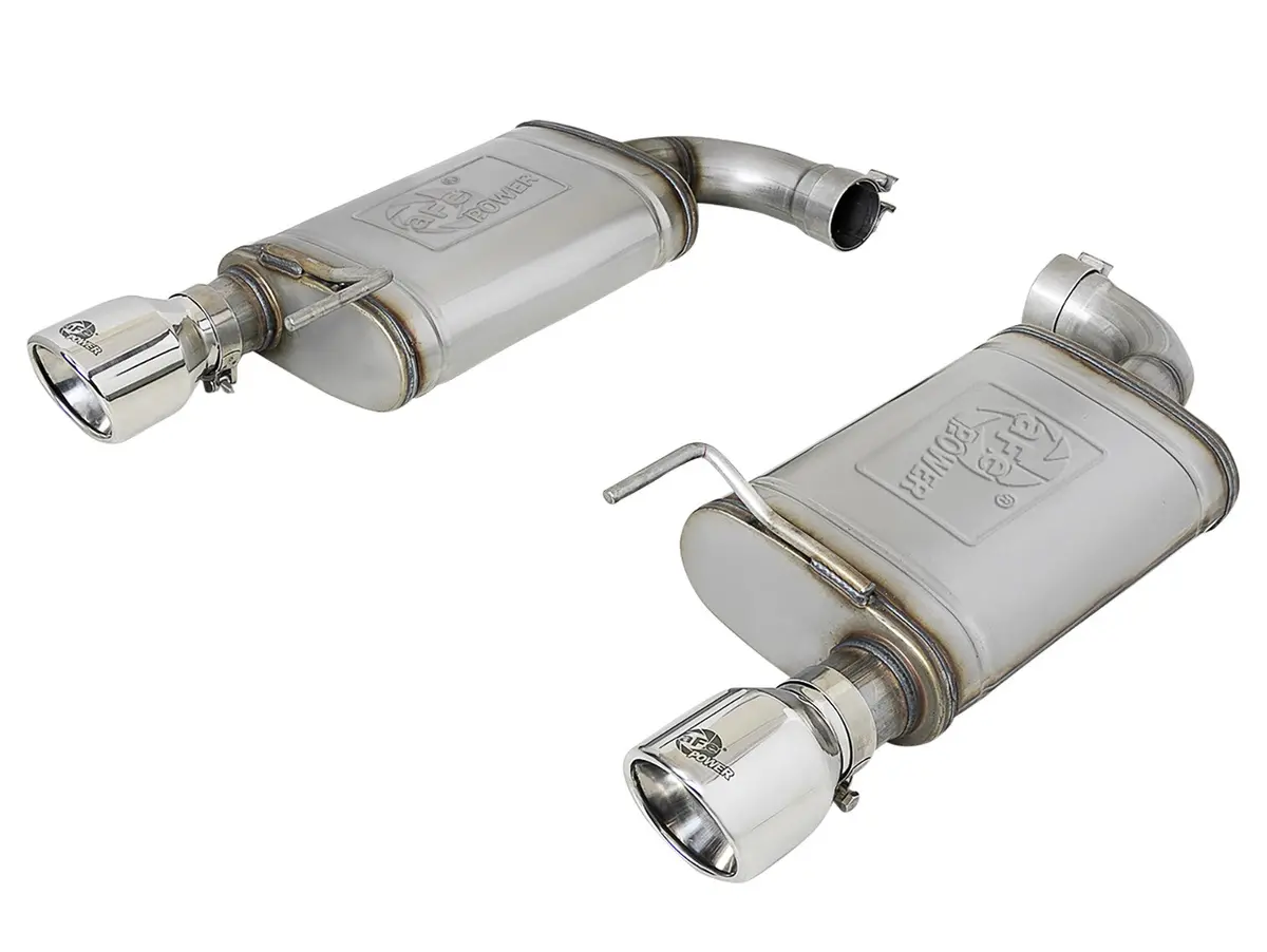 Afe: Mach Force-Xp 2-1/2" 409 Stainless Steel Axle-Back Exhaust System Ford Mustang Gt 15-17 V8-5.0L 1