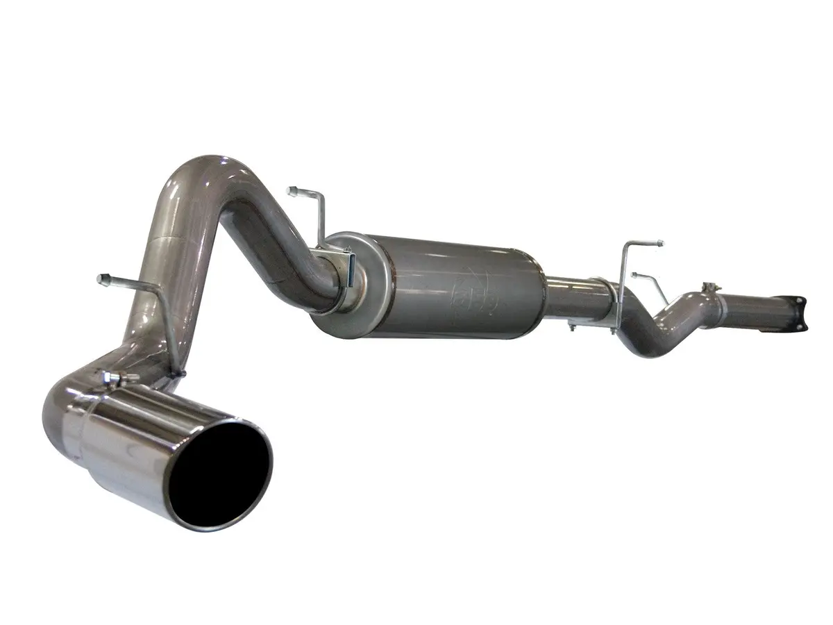 Afe: Large Bore-Hd 4" 409 Stainless Steel Cat-Back Exhaust System Gm Diesel Trucks 01-05 V8-6.6L (Td) Lb7/Lly 1