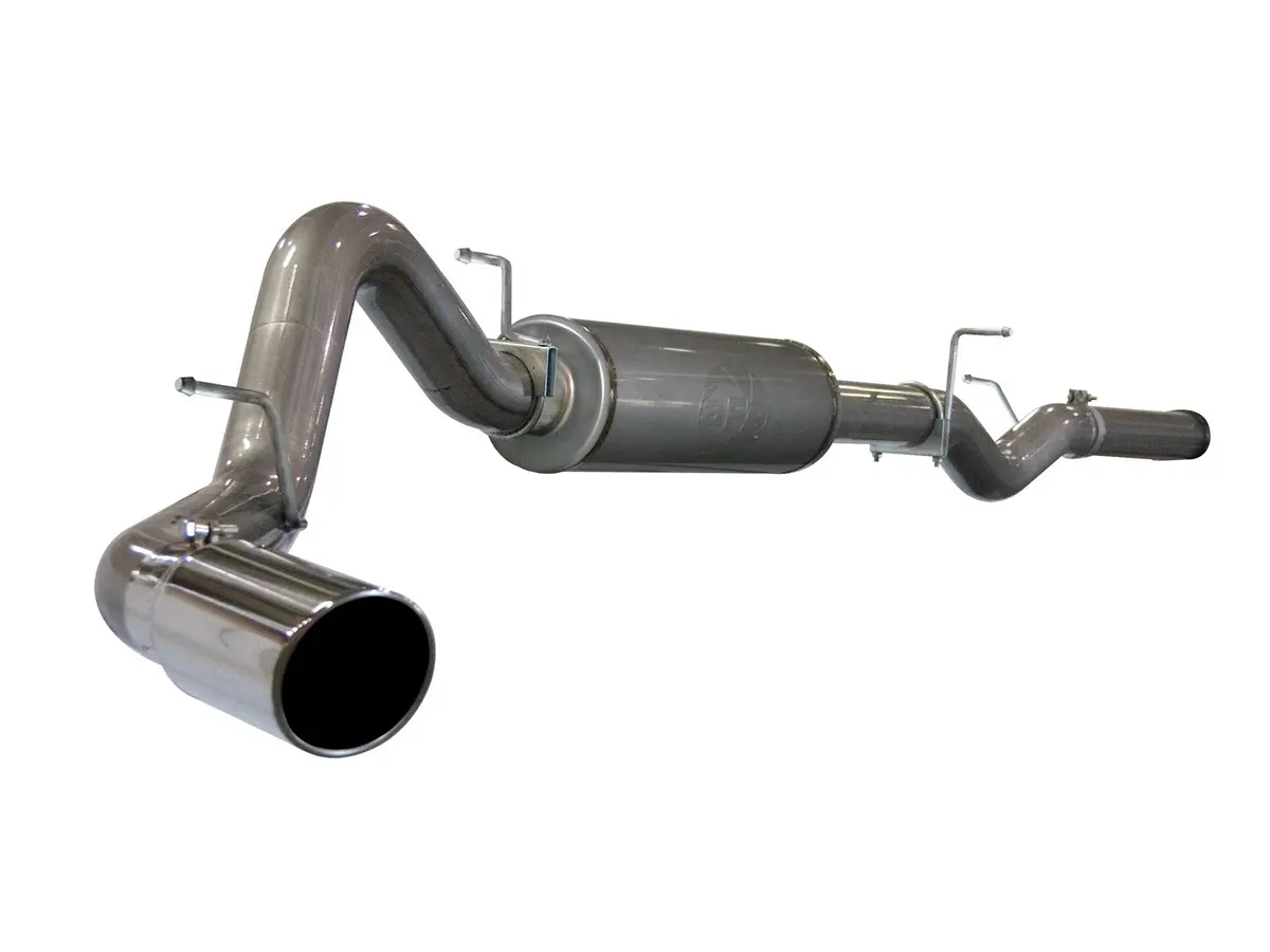 Afe: Large Bore-Hd 4" 409 Stainless Steel Cat-Back Exhaust System Gm Diesel Trucks 06-07 V8-6.6L (Td) Lly/Lbz 1