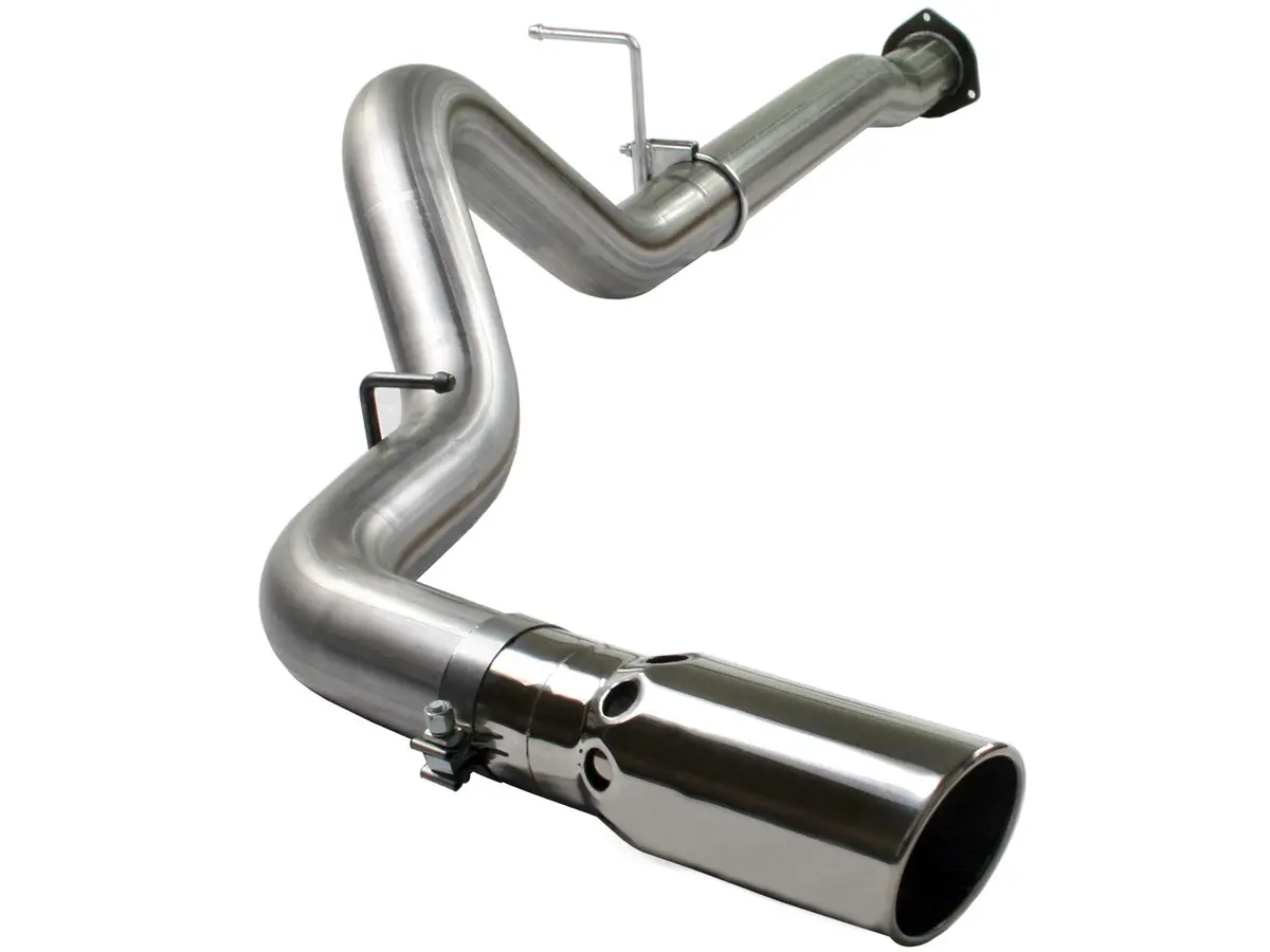 Afe: Large Bore-Hd 4" 409 Stainless Steel Dpf-Back Exhaust System Gm Diesel Trucks 07.5-10 V8-6.6L (Td) Lmm 1
