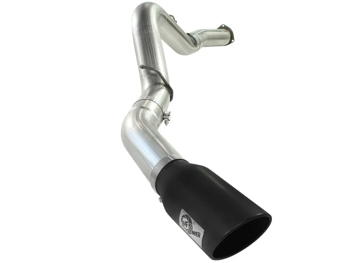 Afe: Large Bore-Hd 5" 409 Stainless Steel Dpf-Back Exhaust System Gm Diesel Trucks 07.5-10 V8-6.6L (Td) Lmm 1