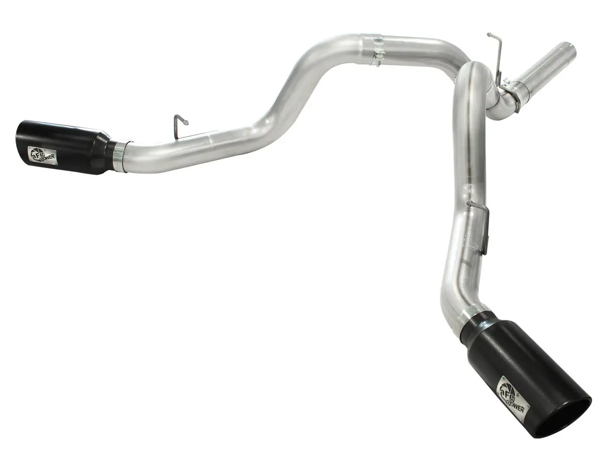Afe: Large Bore-Hd 4" 409 Stainless Steel Dpf-Back Exhaust System Gm Diesel Trucks 11-16 V8-6.6L Lml 1