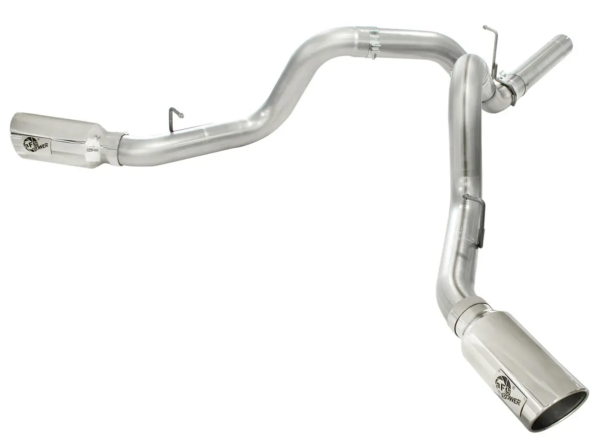 Afe: Large Bore-Hd 4" 409 Stainless Steel Dpf-Back Exhaust System Gm Diesel Trucks 11-16 V8-6.6L Lml 1