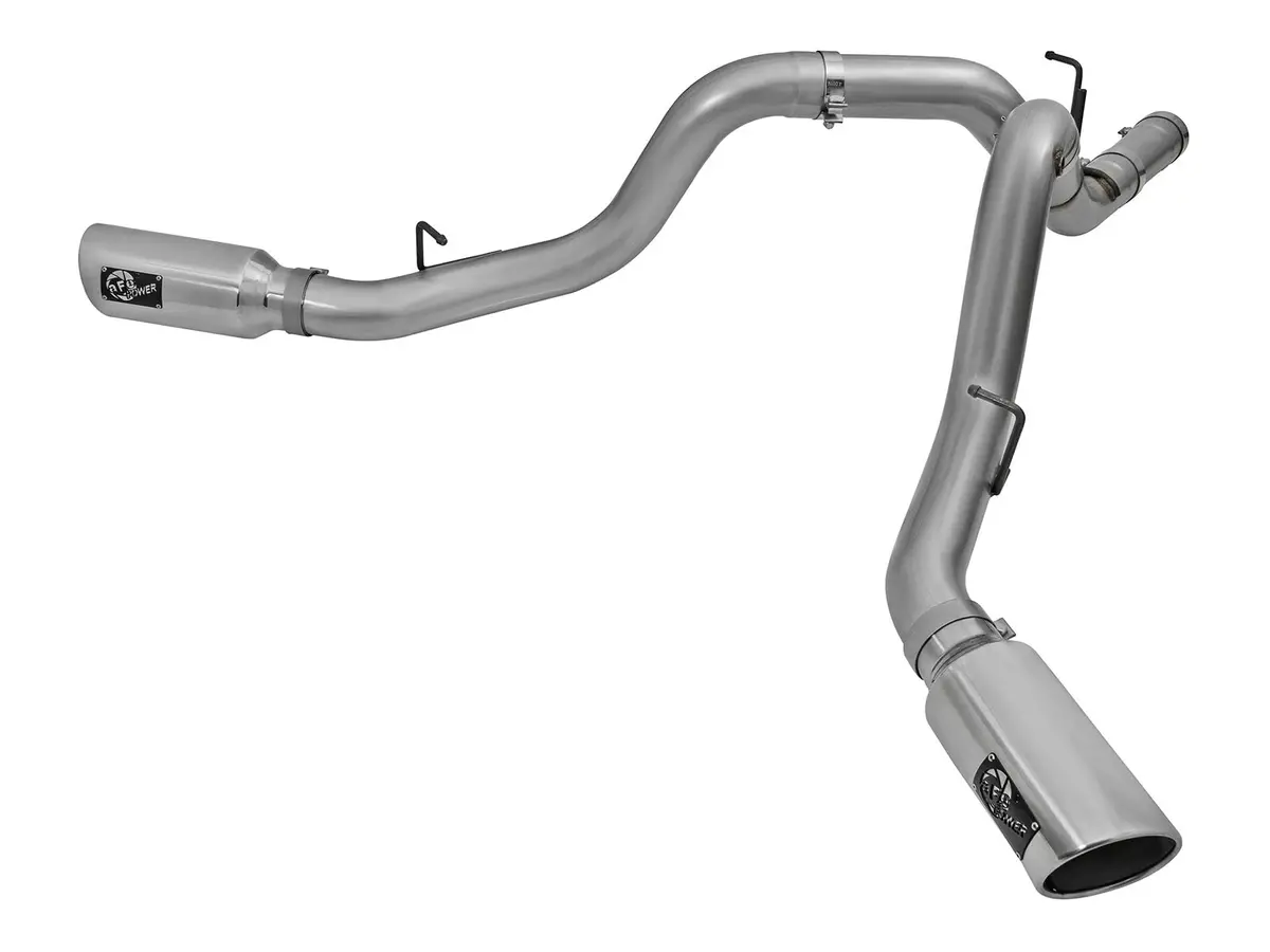 Afe: Large Bore-Hd 4" 409 Stainless Steel Dpf-Back Exhaust System Gm Diesel Trucks 2016 V8-6.6L (Td) Lml 1