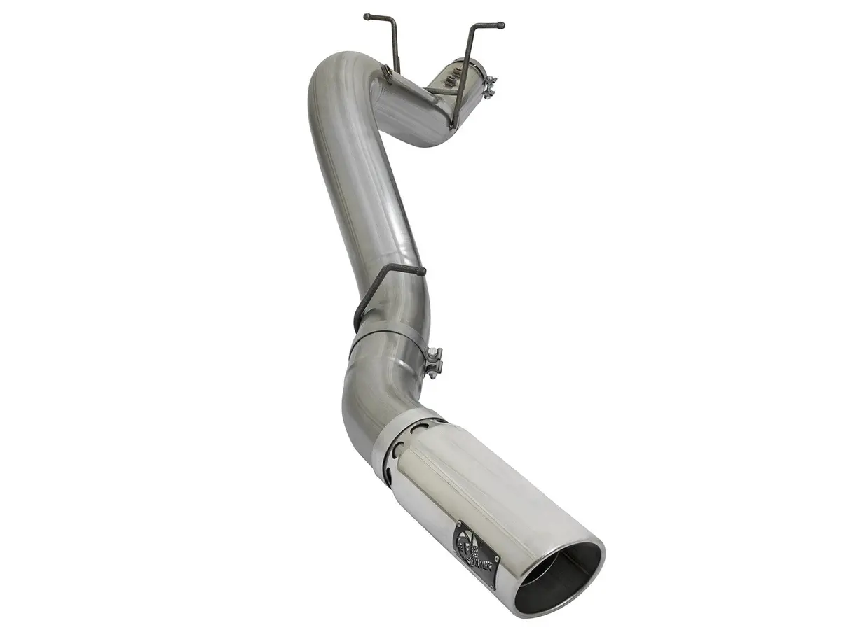 Afe: Large Bore-Hd 5" 409 Stainless Steel Dpf-Back Exhaust System Gm Diesel Trucks 17-19 V8-6.6L (Td) L5p 1