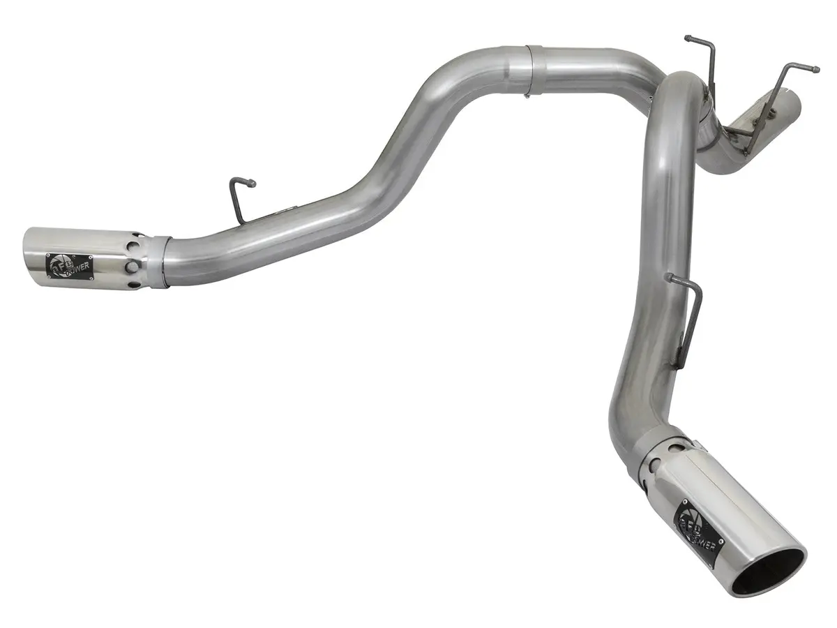 Afe: Large Bore-Hd 4" 409 Stainless Steel Dpf-Back Exhaust System Gm Diesel Trucks 17-19 V8-6.6L (Td) L5p 1