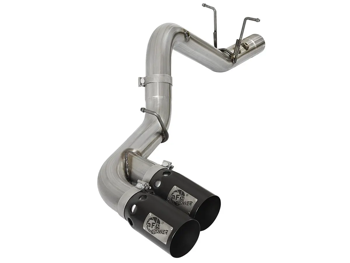 Afe: Rebel Xd Series 4" 409 Stainless Steel Dpf-Back Exhaust System Gm Diesel Trucks 17-19 V8-6.6L (Td) L5p 1