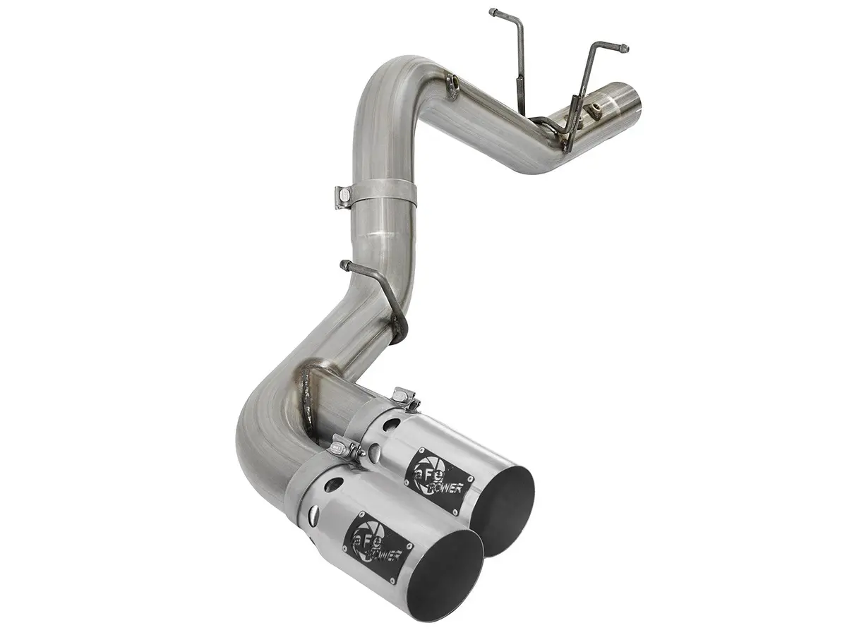 Afe: Rebel Xd Series 4" 409 Stainless Steel Dpf-Back Exhaust System Gm Diesel Trucks 17-19 V8-6.6L (Td) L5p 1