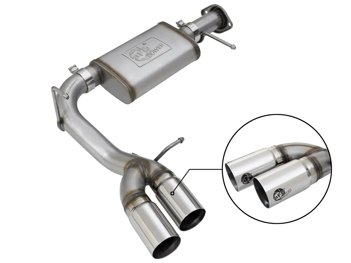 Afe: Rebel Series 3" 409 Stainless Steel Cat-Back Exhaust System Gm Colorado/Canyon 17-19 V6-3.6L 1