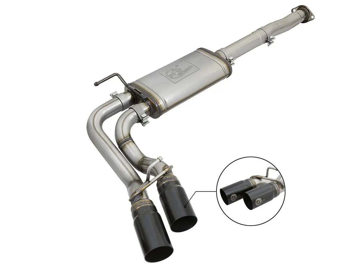 Afe: Rebel Series 3" 409 Stainless Steel Cat-Back Exhaust System Toyota Tacoma 05-15 V6-4.0L 1