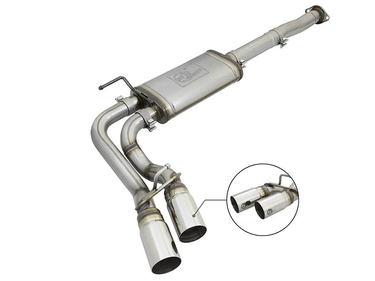 Afe: Rebel Series 3" 409 Stainless Steel Cat-Back Exhaust System Toyota Tacoma 05-15 V6-4.0L 1