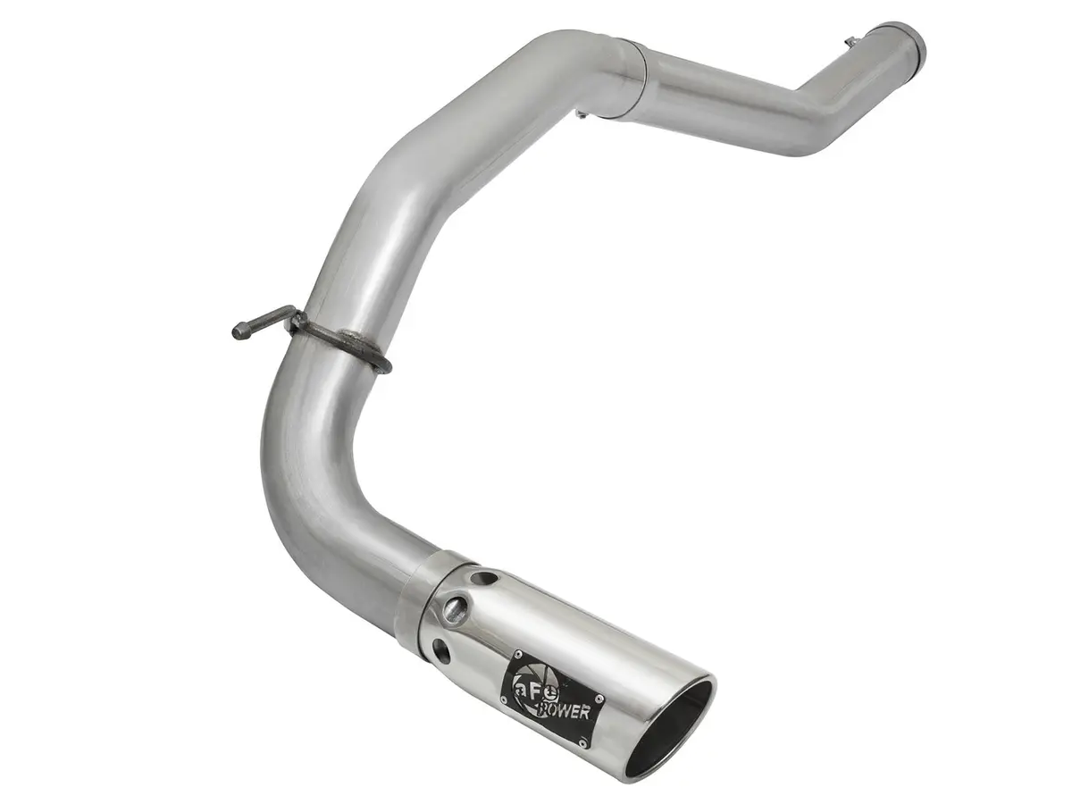 Afe: Large Bore-Hd 4" Dpf-Back Stainless Steel Exhaust System W/ Polished Tip Nissan Titan Xd 16-19 V8-5.0L (Td) 1