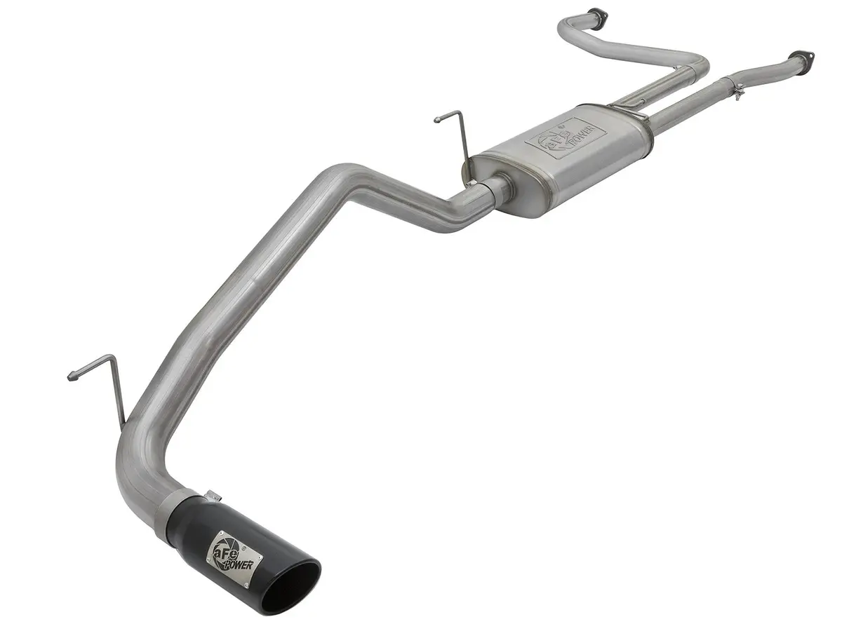 Afe: Mach Force-Xp 2-1/2" Into 3-1/2" 409 Stainless Steel Cat-Back Exhaust System Nissan Titan 16-19 V8-5.6L 1