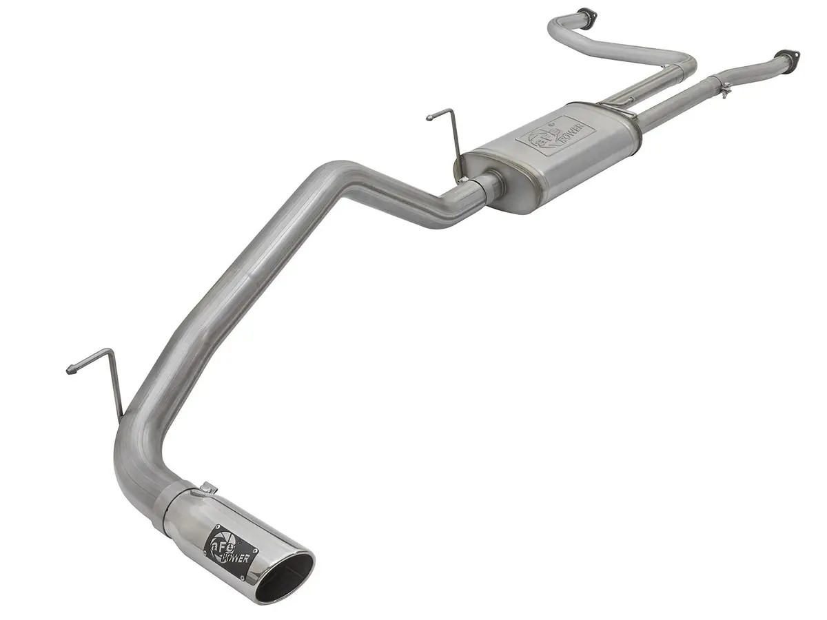 Afe: Mach Force-Xp 2-1/2" Into 3-1/2" 409 Stainless Steel Cat-Back Exhaust System Nissan Titan 16-19 V8-5.6L 1