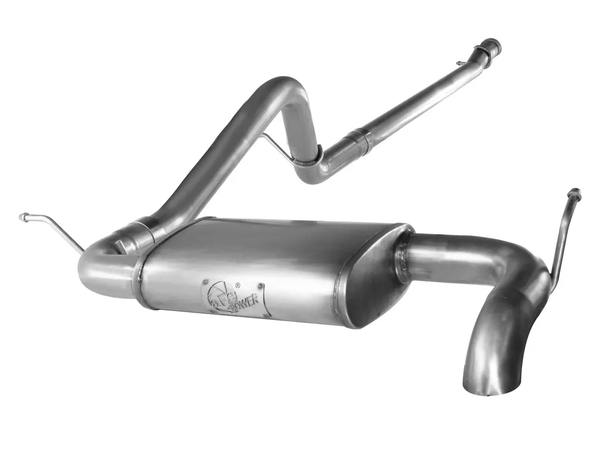 Afe: Mach Force-Xp Hi-Tuck 2-1/2" 409 Stainless Steel Cat-Back Exhaust System Jeep Wrangler (Jk) 12-18 V6-3.6L (4-Door) 1