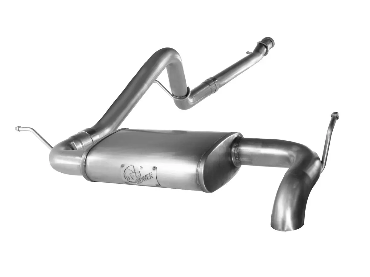 Afe: Mach Force-Xp Hi-Tuck 2-1/2" 409 Stainless Steel Cat-Back Exhaust System Jeep Wrangler (Jk) 12-18 V6-3.6L (2-Door) 1