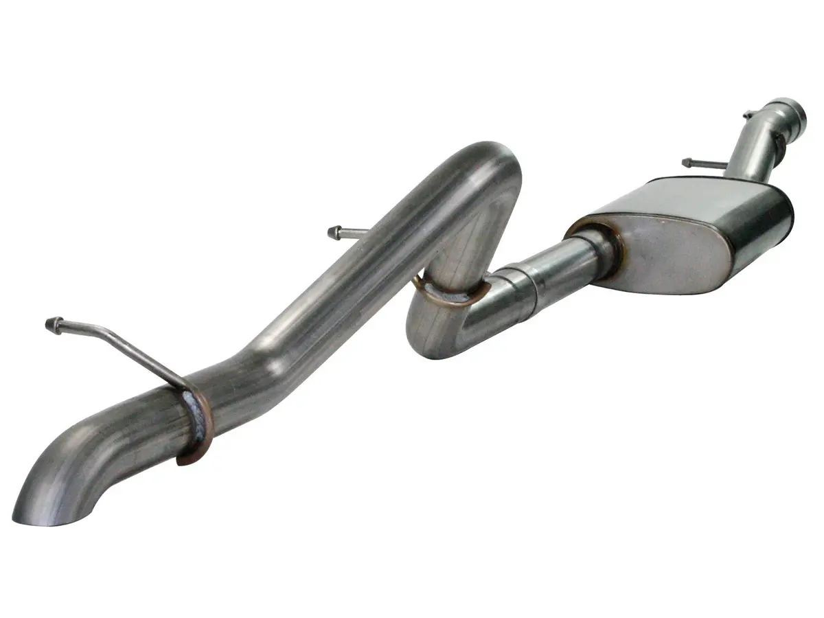 Afe: Mach Force-Xp 2-1/2" 409 Stainless Steel Cat-Back Exhaust System Jeep Wrangler (Jk) 12-18 V6-3.6L (4-Door) 1