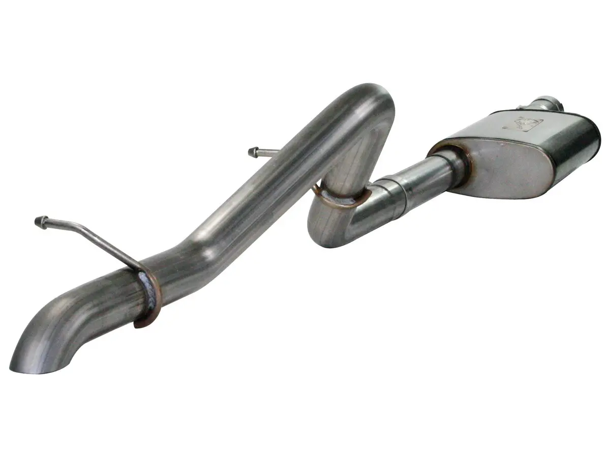 Afe: Mach Force-Xp 2-1/2" 409 Stainless Steel Cat-Back Exhaust System Jeep Wrangler (Jk) 07-11 V6-3.8L (4-Door) 1