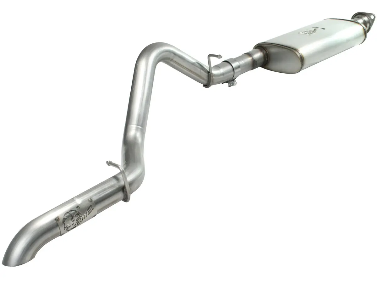 Afe: Mach Force-Xp 2-1/2" 409 Stainless Steel Cat-Back Exhaust System Jeep Wrangler Unlimited (Tj) 04-06 I6-4.0L 1
