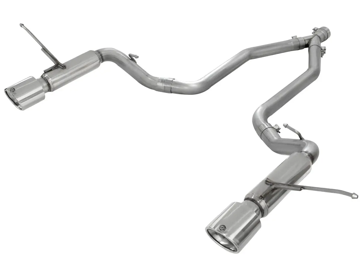 Afe: Large Bore-Hd 2-1/2" 409 Stainless Steel Dpf-Back Exhaust System Jeep Grand Cherokee (Wk2) 14-16 V6-3.0L (Td) Ecodiesel 1