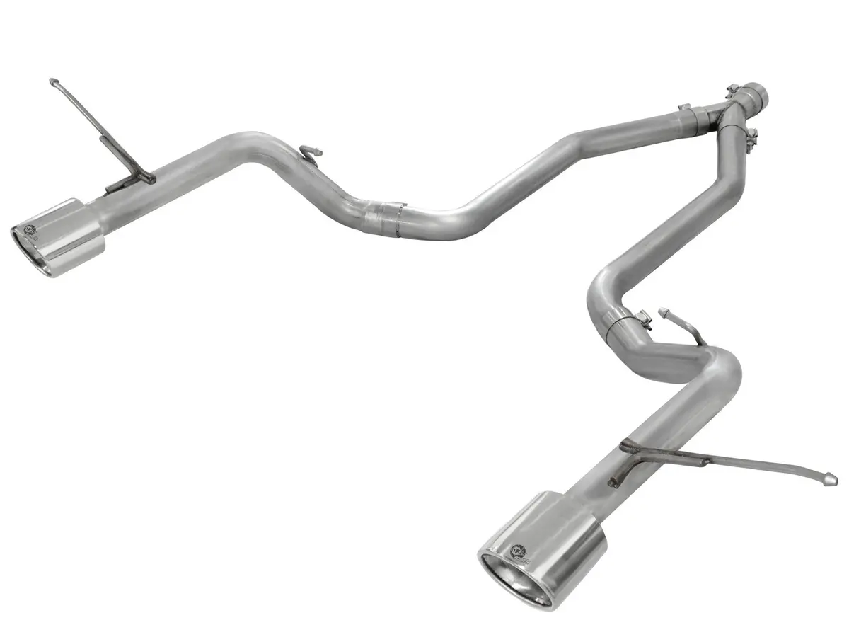 Afe: Large Bore-Hd 2-1/2" 409 Stainless Steel Dpf-Back Exhaust System Jeep Grand Cherokee (Wk2) 14-16 V6-3.0L (Td) Ecodiesel 1