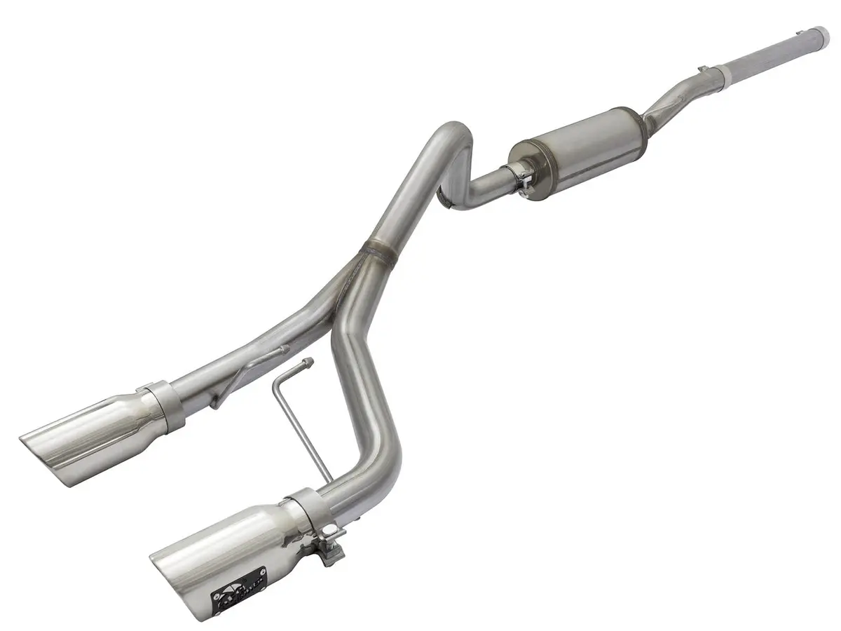 Afe: Rebel Series 2-1/2" 409 Stainless Steel Cat-Back Exhaust System Jeep Wrangler (Jk) 07-18 V6-3.6L/3.8L (2/4 Door) 1
