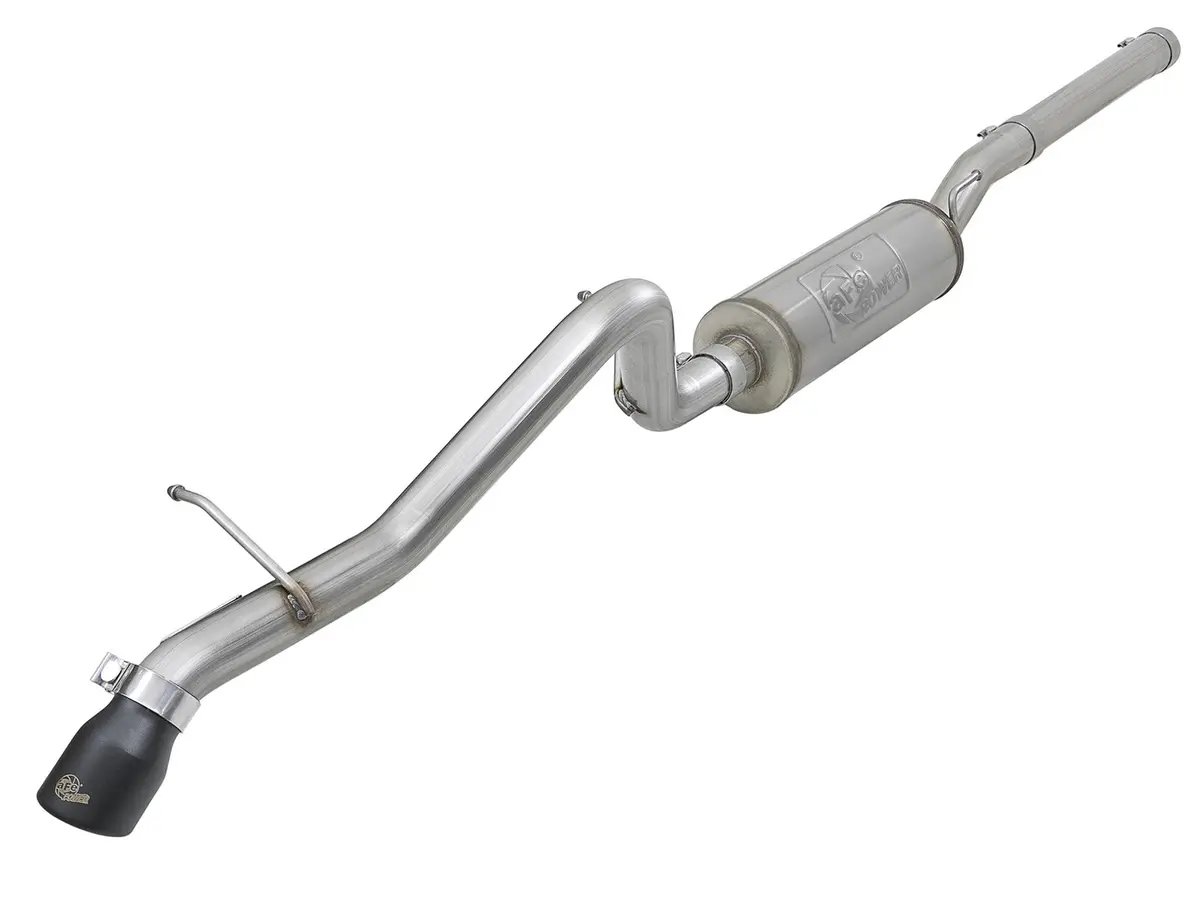 Afe: Mach Force-Xp Hi-Tuck 2-1/2" 409 Stainless Steel Cat-Back Exhaust System Jeep Wrangler (Jk) 07-18 V6-3.6L/3.8L (2/4 Door) 1