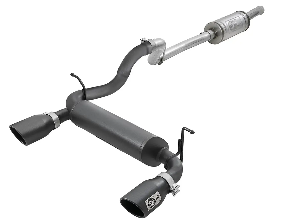 Afe: Rebel Series 2-1/2" 409 Stainless Steel Cat-Back Exhaust System Jeep Wrangler (Jl) 18-20 V6-3.6L (4 Door) 1