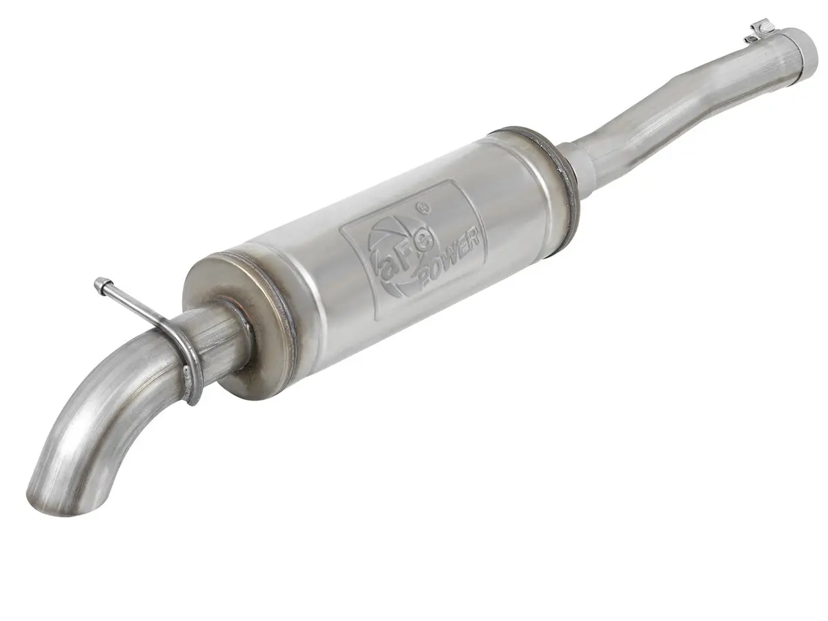 Afe: Rock Basher 2-1/2" 3" 409 Stainless Steel Cat-Back Exhaust System Jeep Wrangler (Jk) 07-18 V6-3.6L/3.8L (4 Door) 1